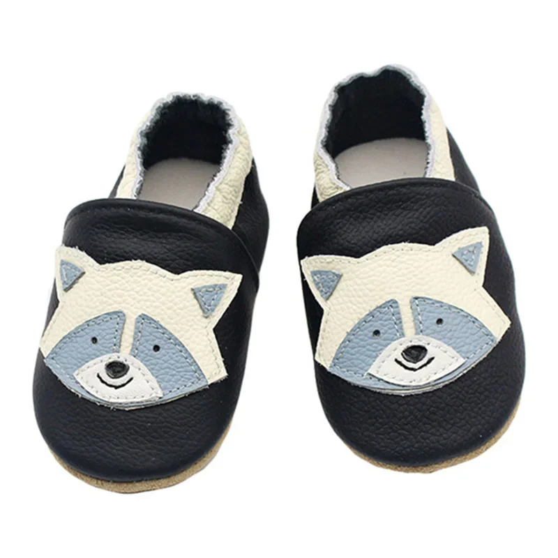 Chaussures bébé cuir souple mocassins raton laveur nouveauné bébé fille garçon enfant premiers marcheurs intér