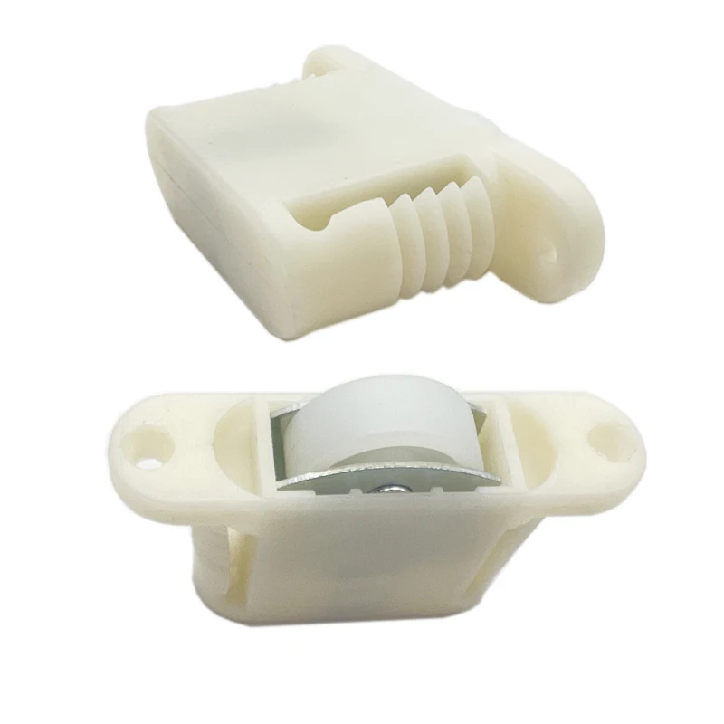 Poulie autobloquante en plastique pour meubles bébé tabouret chaise d'étude rouleau pushpull 4 pièces blanc ca