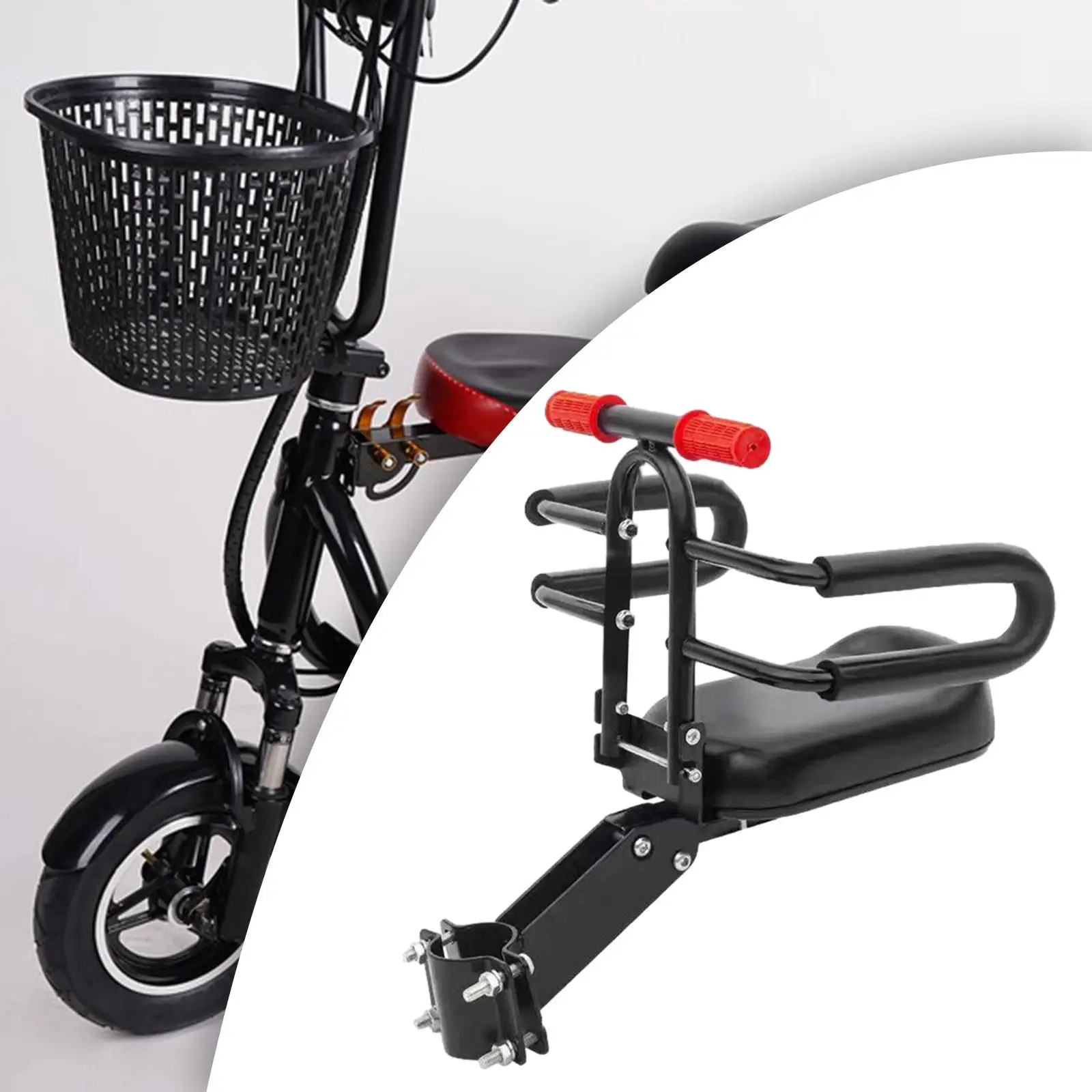 Siège bébé pliable pour scooter électrique portable facile à installer sécuritaire confortable bambin enfant 外