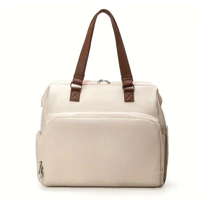 Sac à dos multifonctionnel maman grande capacité isolé 3 usages sac à couches croix diagonale portage bébé pra