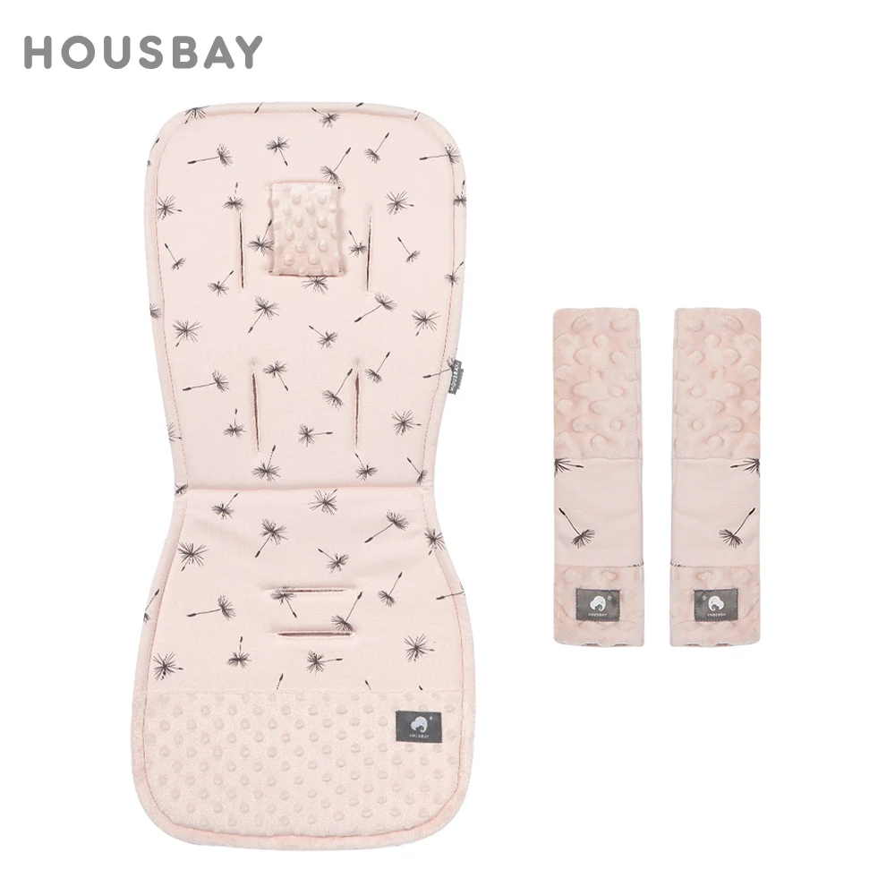 Coussin de poussette universel avec housse de ceinture de sécurité accessoires bébé confort doux tapis de sièg