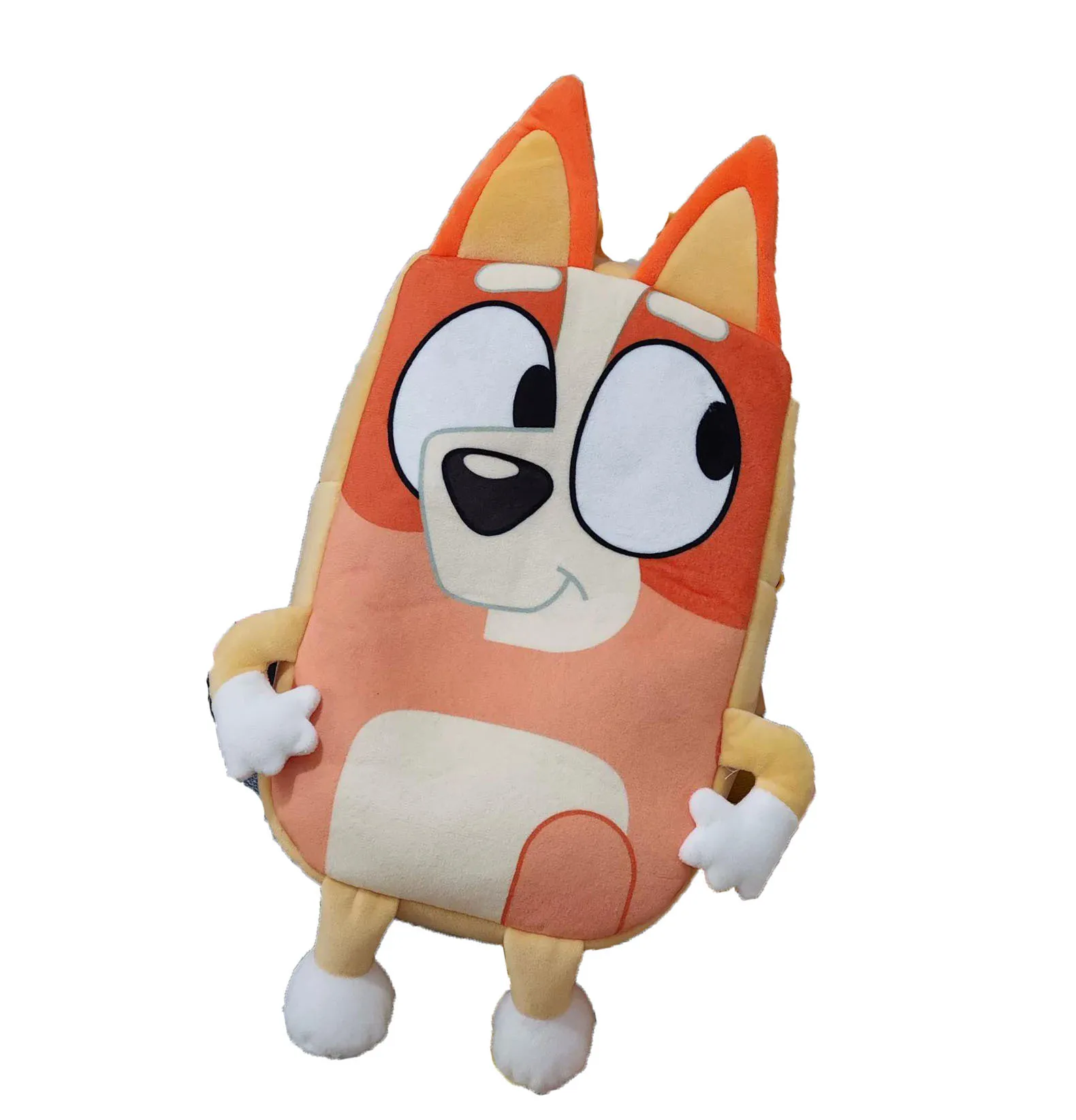 Dessin animé Bluey peluche famille cosplay enfant coussin jouet décoratif chambre bébé cadeau orange
