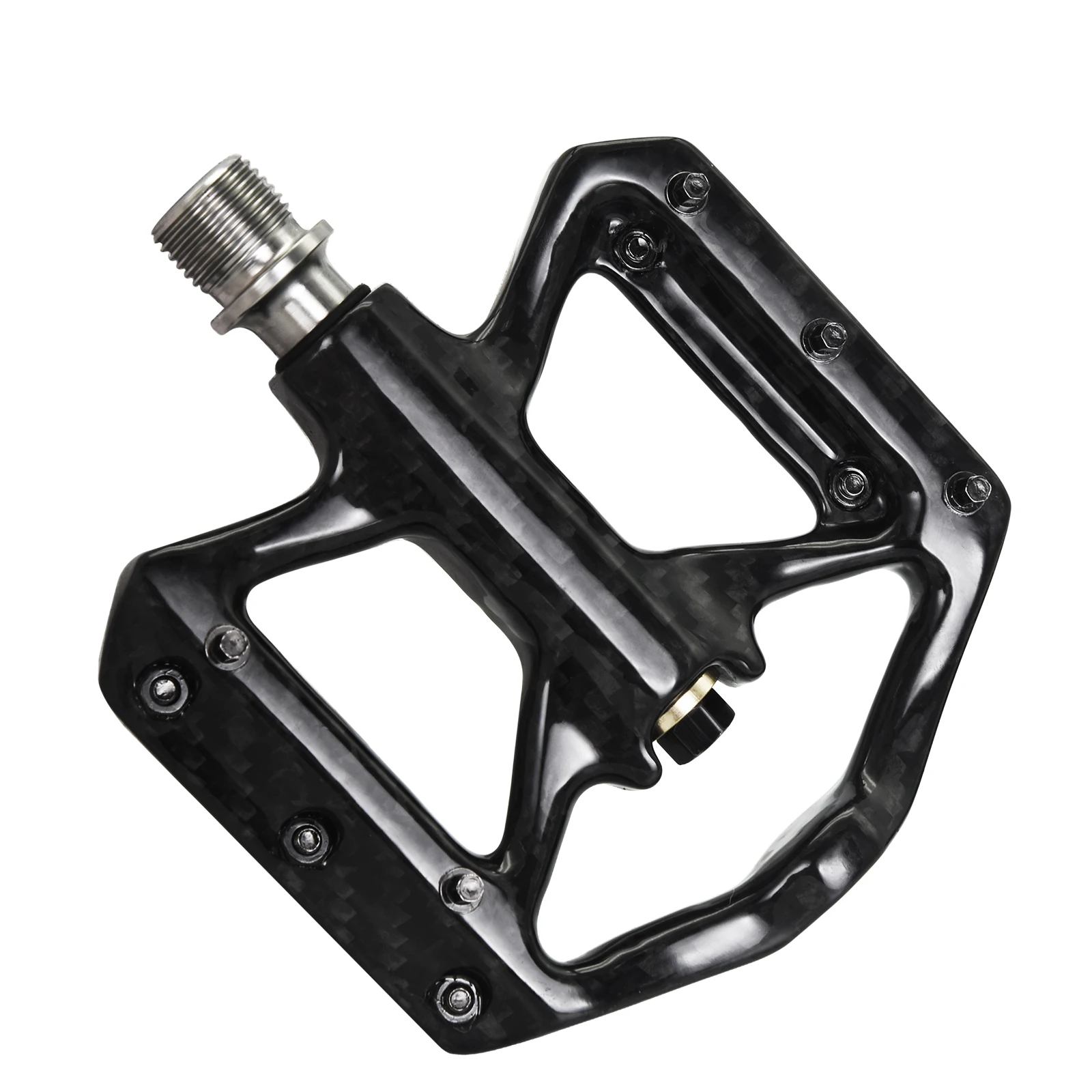 Pédale VTT ultralégère en carbone antidérapante conception moderne pour descente performance maximale poids lé
