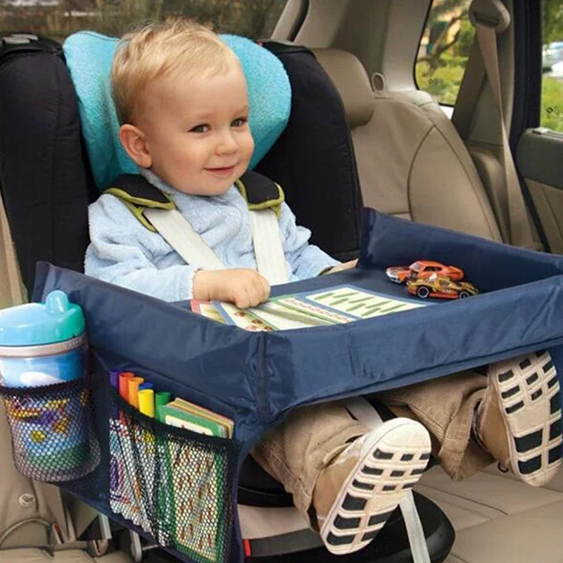 Organisateur de siège de voiture plateau de voyage étanche pour bébé enfants poussette portable compartiments