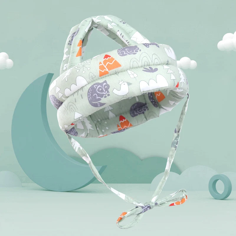 Protection tête bébé souple ajustable 360° sécurité casque marche bébé
