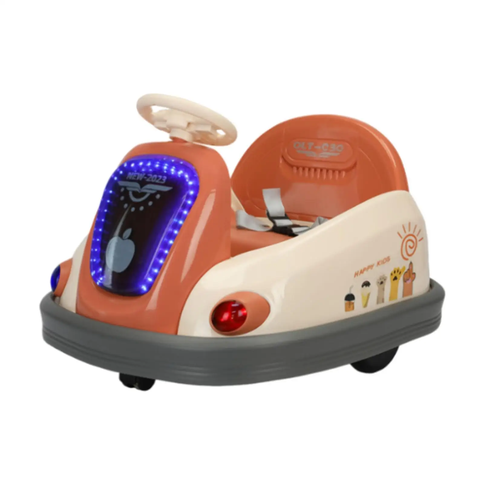 Voiture parechocs électrique pour bébés et enfants 15 ans cadeau éducatif avec musique et LED pour garçons et 
