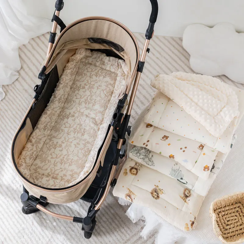 Bassinet bébé promenade transport confortable doux floral moderne