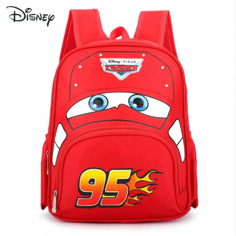 Sac d'école Disney Cars 95 Flash Mc Queen sac à dos enfants 312 ans design animé thème voiture matériaux durab
