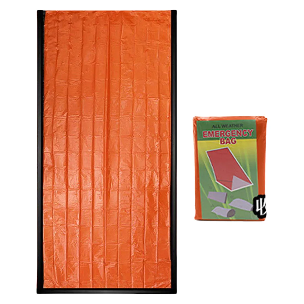 Sac de couchageurgence survie imperméable Camping randonnée aventure extérieur orange portable protection fiab