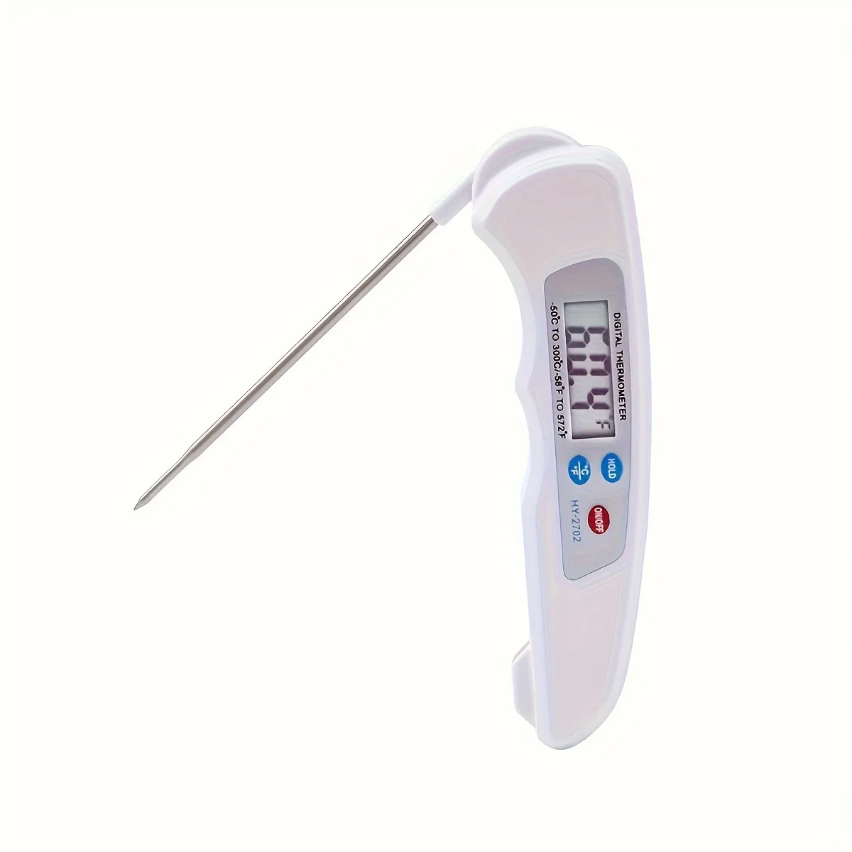 Thermomètre numérique à sonde pliable HW2702 pour bébés cuisson eau alimentation température précise et sécuri