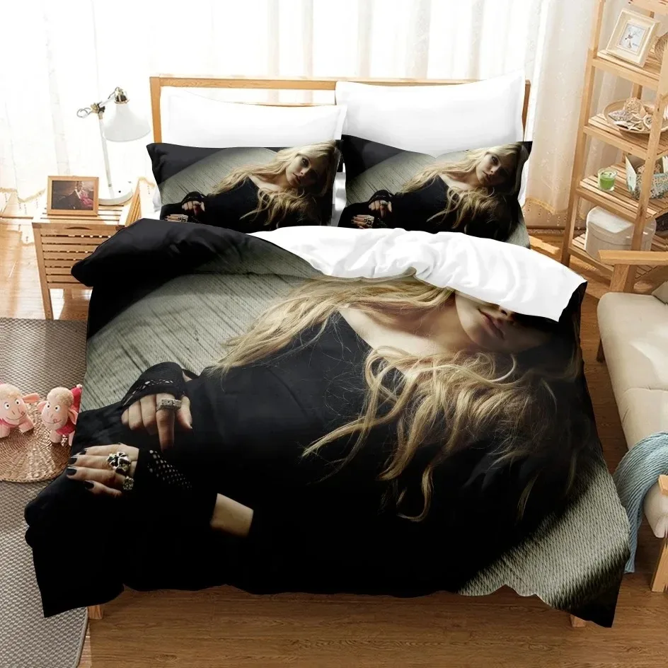 Avril Lavigne ensemble de literie bébé motifs animaux jacquard 100%