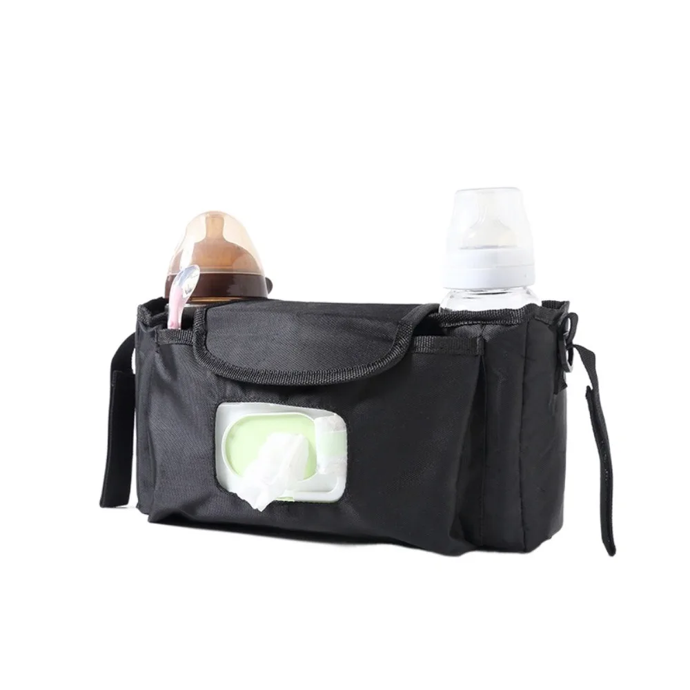 Sac de poussette multifonctionnel bébé Organizer couche lingettes biberons étanche plusieurs poches design com