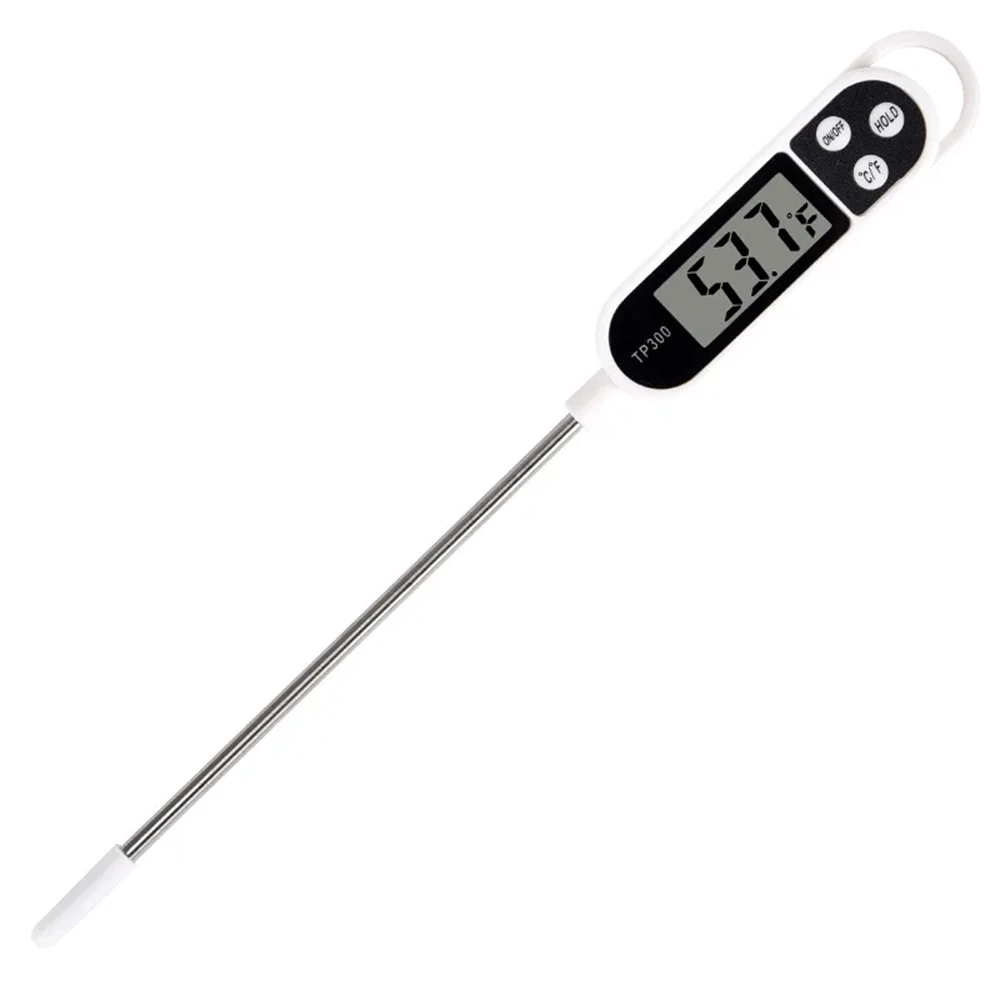 Thermomètre numérique cuisine TP300 acier inoxydable affichage numérique sonde 15cm BBQ four viande eau huile 