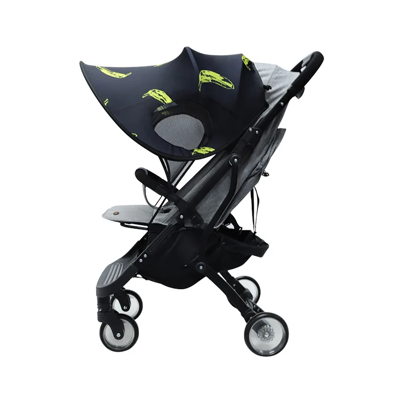 Poussette pliable bébé protection UV compacte urbaine design moderne ergonomique aluminium polyester storage m