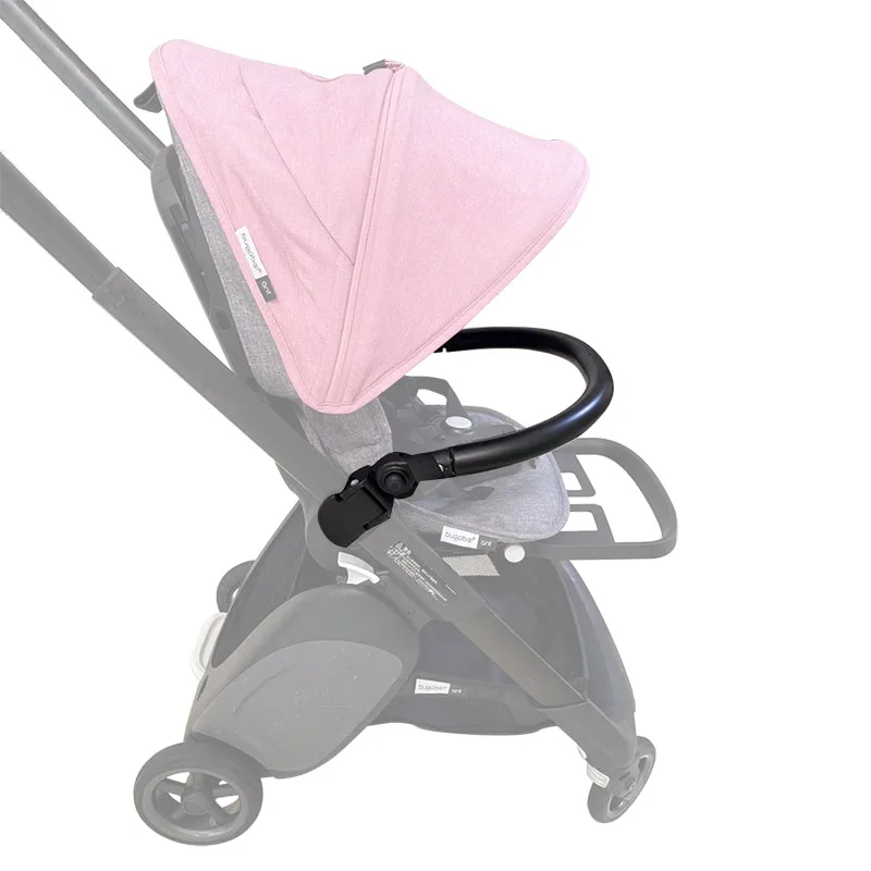 Accoudoir de poussette compatible Bugaboo Ant en acier inoxydable et plastique clôture de sécurité réglable co
