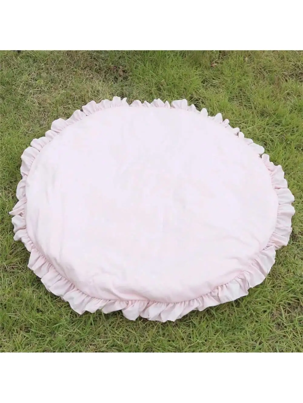 Coussin ronde en tissu doux décoration intérieure intérieur extérieur coussin pour animaux de compagnie style 