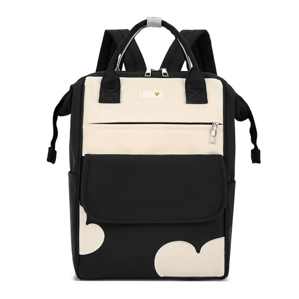 Sac à dos nylon imperméable multipoches style moderne pour quotidien école travail sac dos homme femme univers