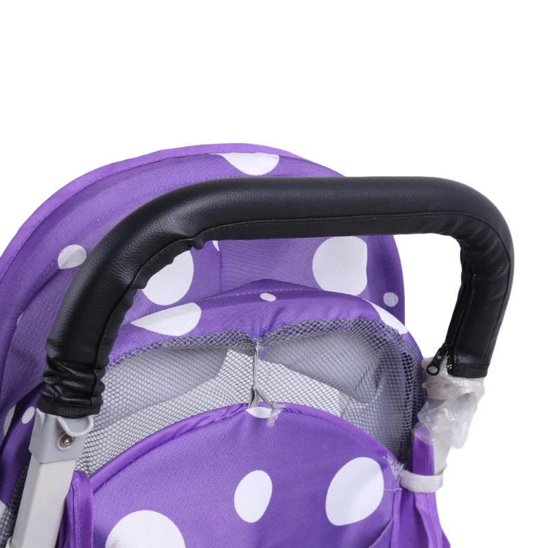 Housse d'accoudoir pour poussette bébé protection en PU poignée confortable antidérapante facile à nettoyer ac