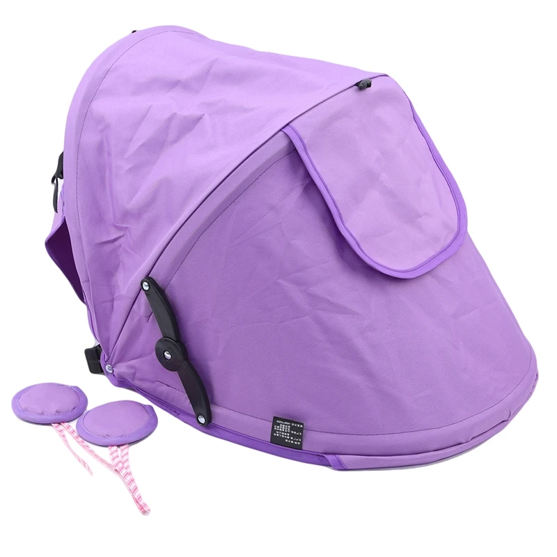 Abri de poussette pour bébé paresoleil UV couverture de protection accessoire de poussette style moderne matér