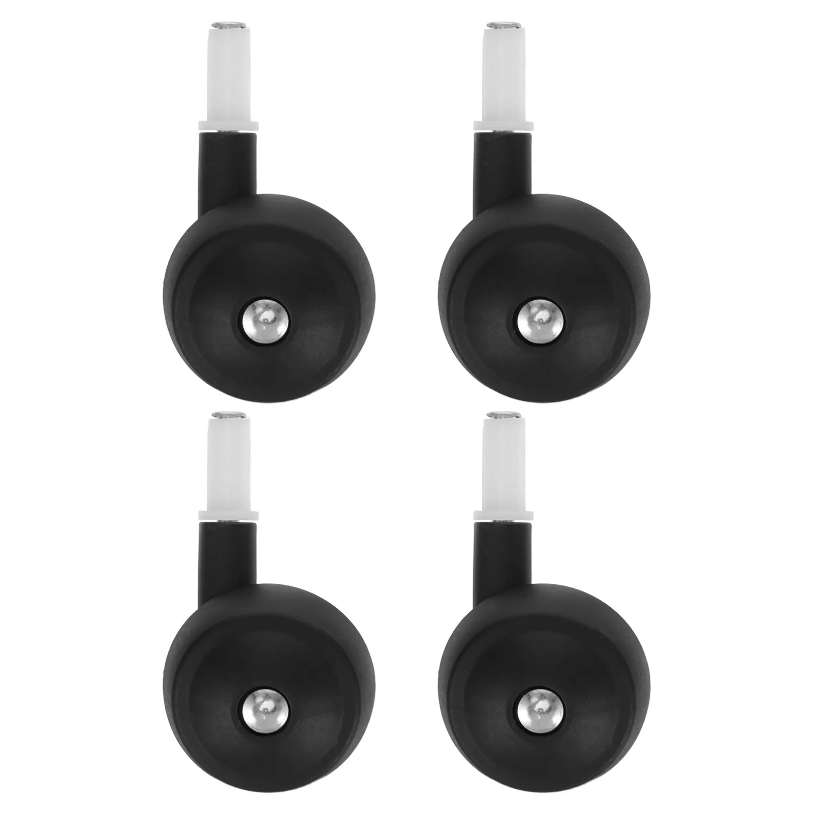 4 pièces roues pivotantes pour marcheur bébé accessoires de remplacement en plastique durable et métal sécuris
