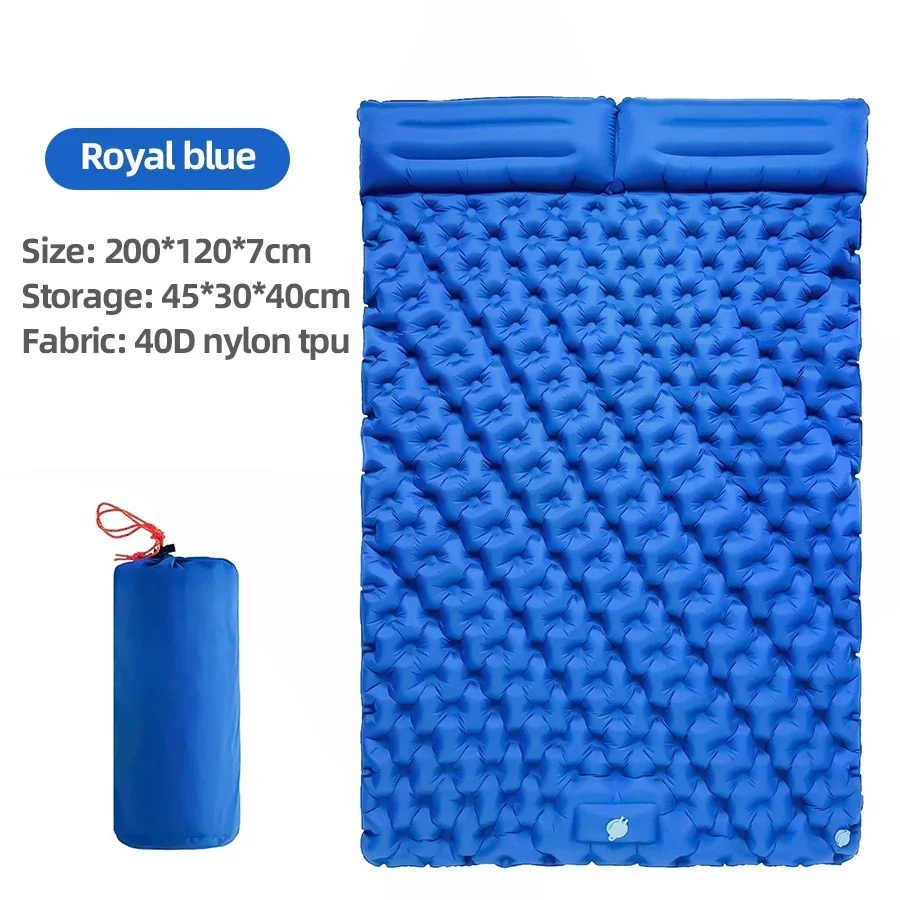 Matelas gonflable camping autoinflatable tapis résistant à l'humidité portable bébé adultes randonnée piqueniq
