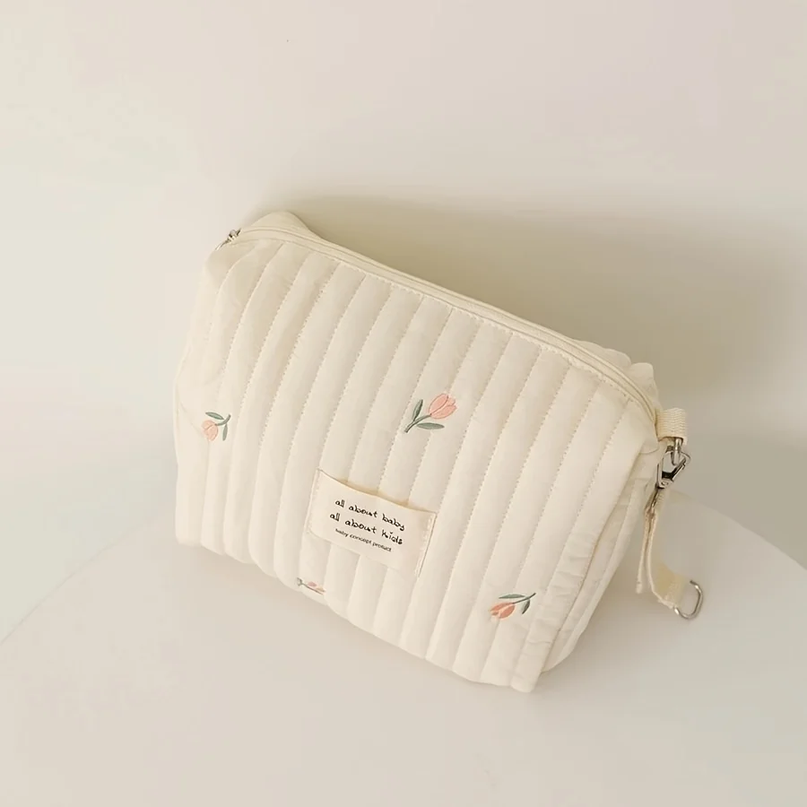 Trousse de toilette bébé Accessoire poussette Pochette cosmétiques Organisateur portefeuille Matériaux doux De