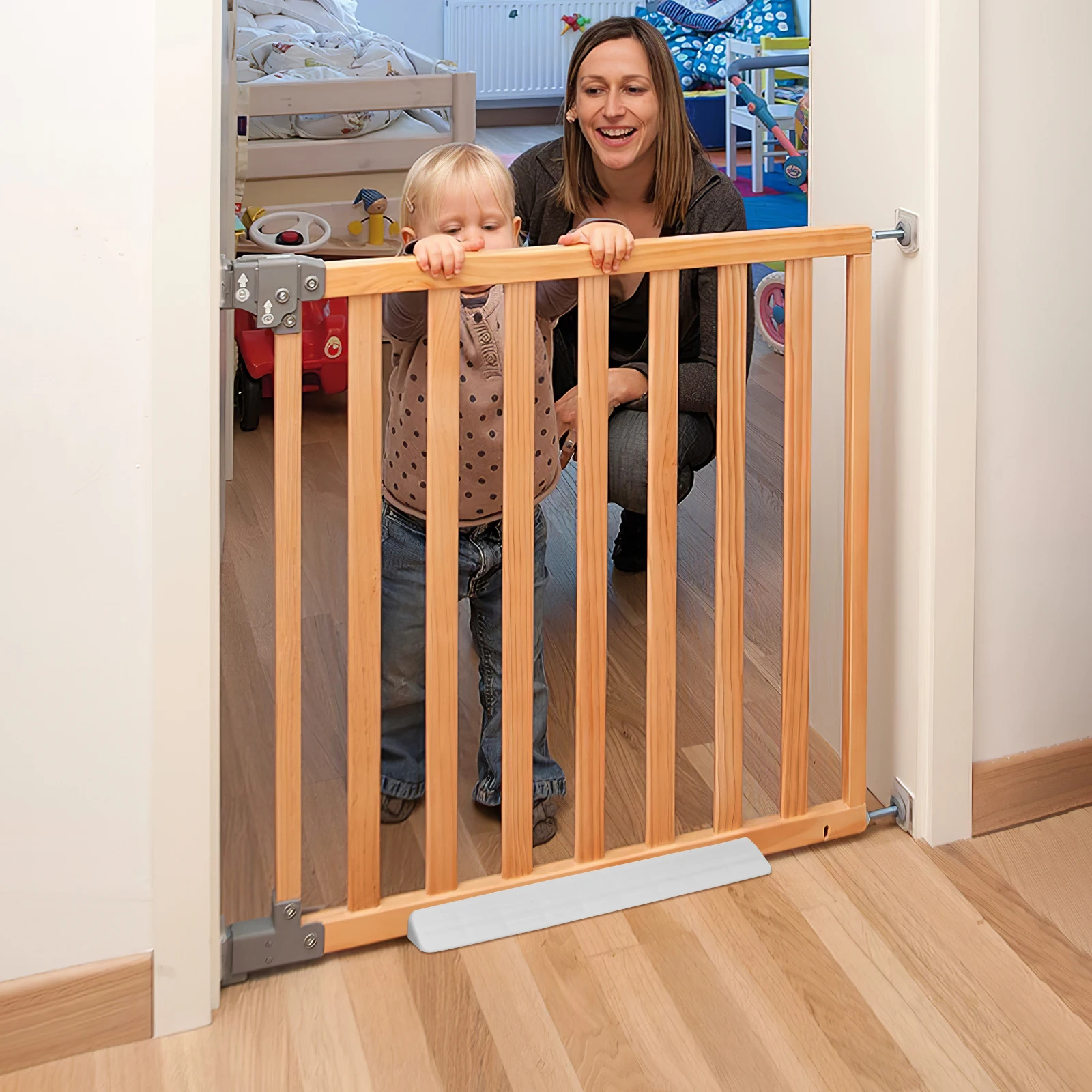 Accessoires de rail de porte de sécurité bouchon antienfants pour escaliers fixation en plastique raccord de g