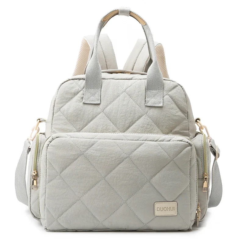 Sac à dos étanche DUOHUI Oxford style matelassé poches multiples comfortable sac à dos pour maman voyage quoti