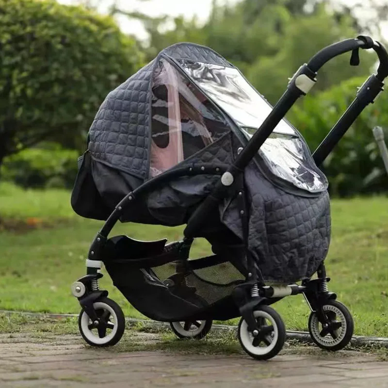 Housse de pluie pour poussette Bugaboo compatible Equation 5 3 6 étanche chaude coupevent design moderne prote