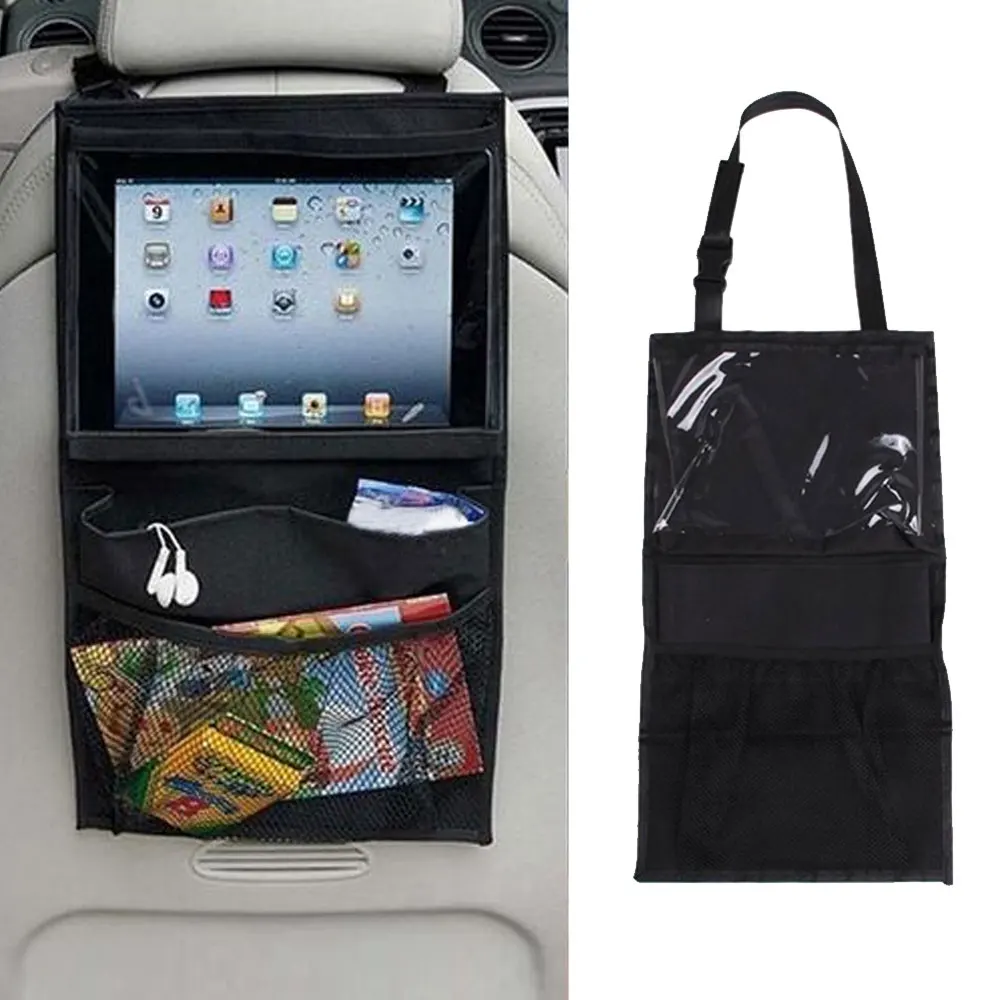 Support organisateur de siège de voiture multipoches sac suspendu pour tablette rangement de voyage sac arrièr