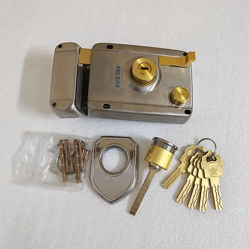 Serrure de porte extérieure en acier inoxydable SUS304 sécurisée antivol pour bébé accessoires de sécurité dom