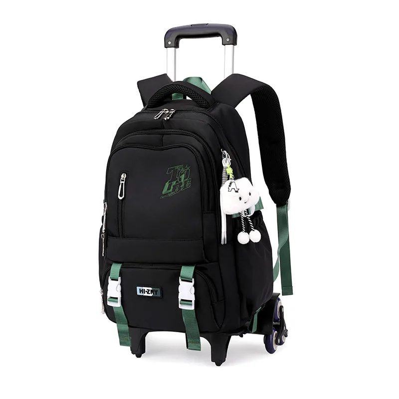 Sac à dos scolaire à roulettes pour enfants HIZY Tribe sac à roulettes polyvalent design moderne sportif idéal