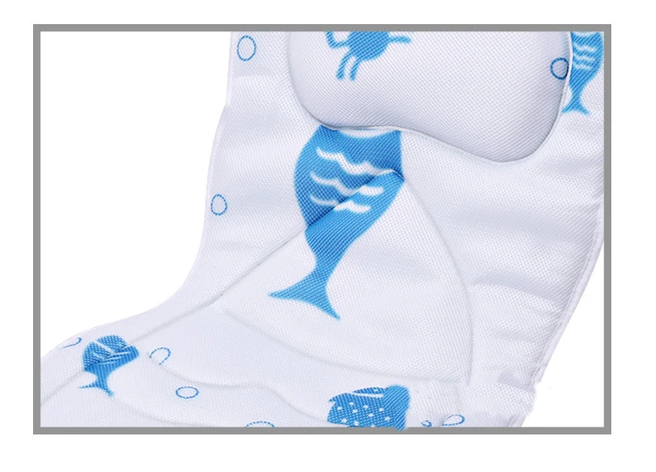 Housse siège enfant coussin tête marine poissons bulles polyester 5D mesh doux confort protection antitaches d