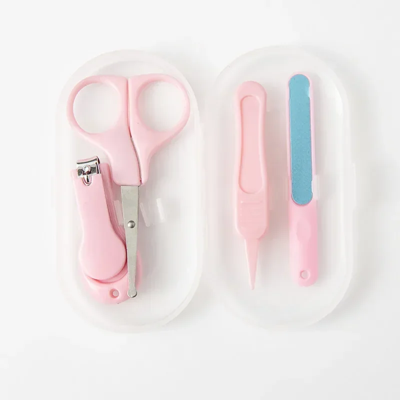 Ensemble coupeongles pour bébé 4 pièces soin ongles enfants ciseaux file repousse cuticules outils manucure bé