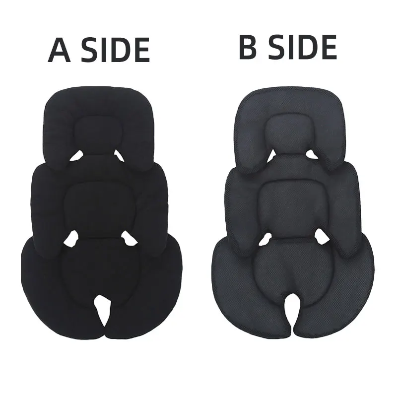 Coussin de soutien ergonomique pour nouveauné 2 côtés respirants en maille 3D Compatible poussette siège auto