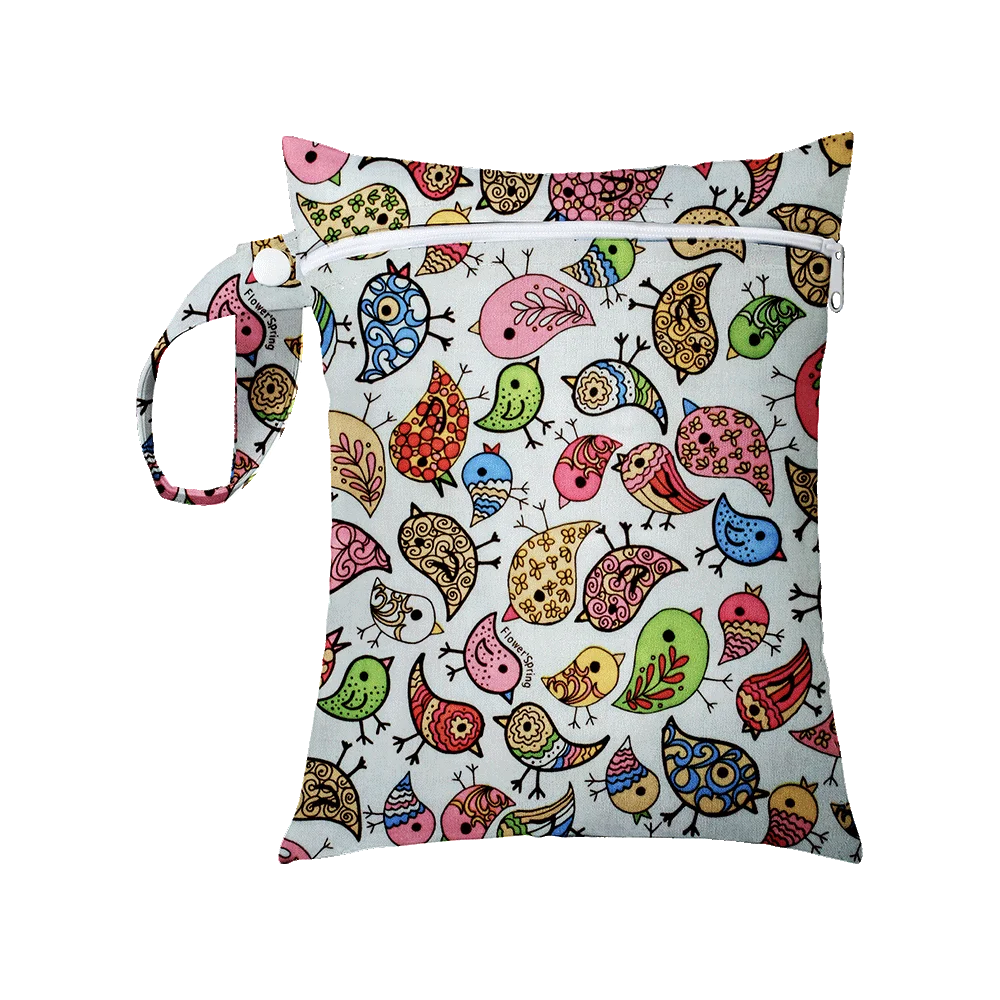 Sac à couches pour bébé imperméable réutilisable poche PUL voyage style Clodo 25x20cm安全便携婴儿尿布包