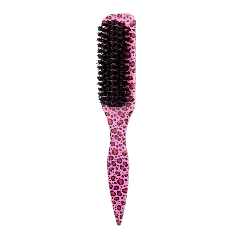 Kit brosse à barbe et tondeuse à cheveux pour hommes, outil de toilettage moustache en poils de sanglier avec 