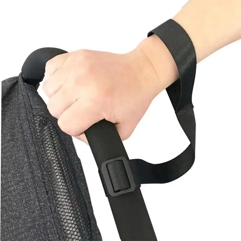 Corde de sécurité pour poussette bébé sangle poignet guidon ceinture assurance extérieure double fixation prat