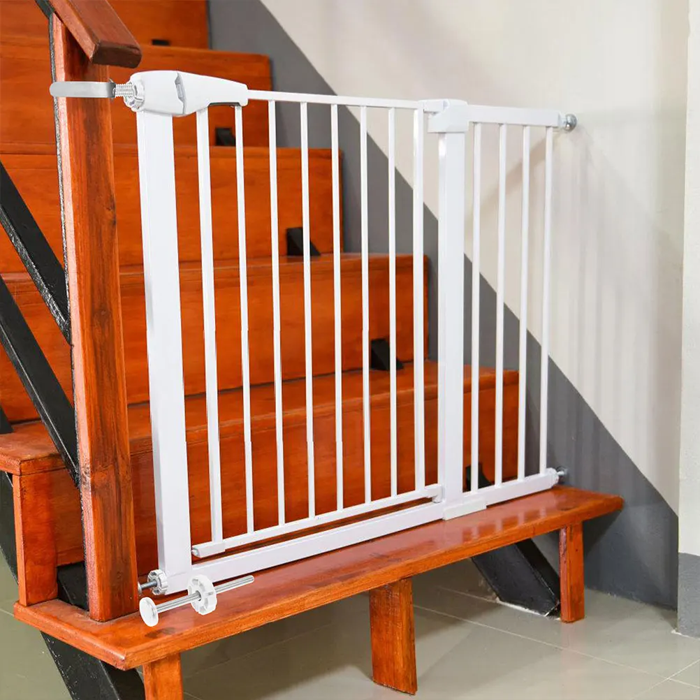 Barrière de sécurité pour enfant escalier maison appartement installation murale mécanisme pression design mod