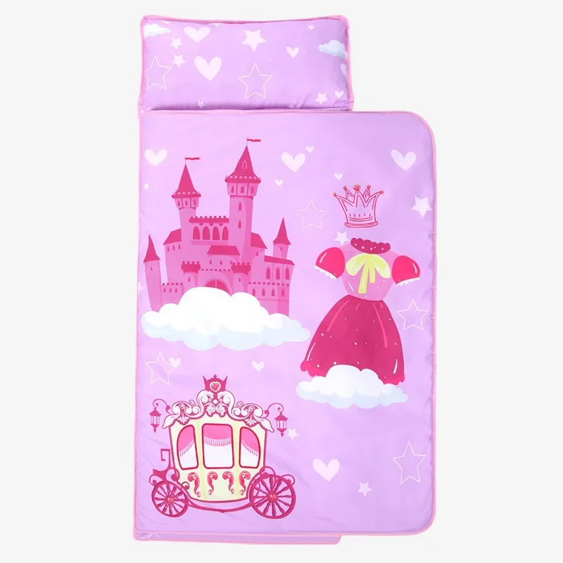 Sac de couchage doux pour bébé fille motifs princesse et château rose pour la sieste le voyage la garderie inc