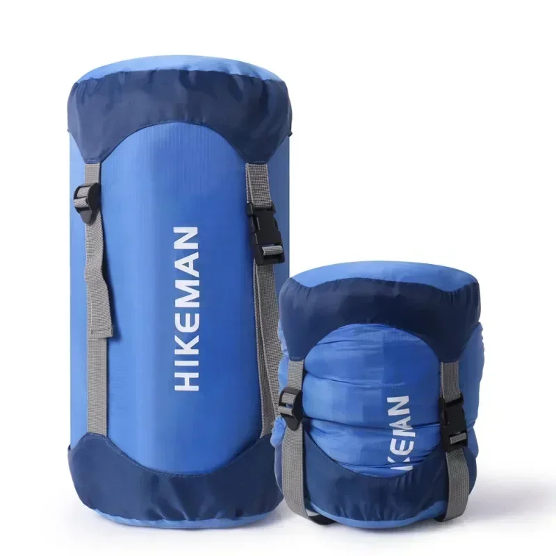 Sacs de compression HIKEMAN rangement polyester cylindriques 2 tailles randonnée camping outdoor voyage compac