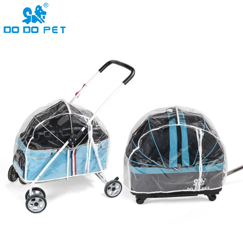 Housse de pluie universelle imperméable pour poussette animal de compagnie chariot detraction protection contr