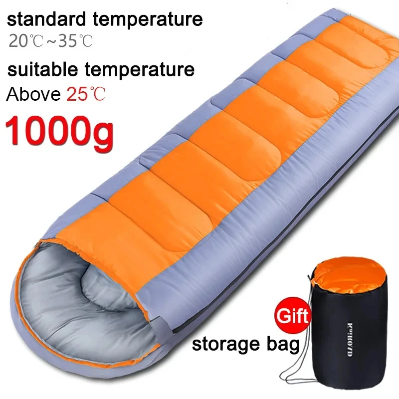 Sac de couchage de Camping en plein air 1000g coton chaud hiver sac de