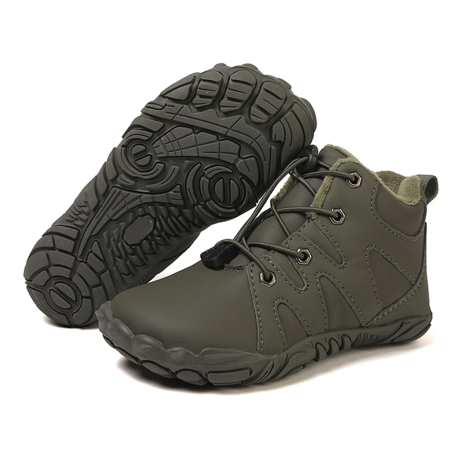 Enfants hiver pieds nus chaussures randonnée chaussures pieds nus chaussures d'hiver pour enfants large orteil