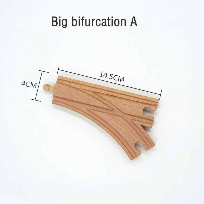 Bricolage enfants en bois Train Rail piste accessoires jouet croix voie ferrée jouets compatibles toutes les r