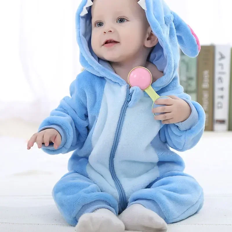 Vêtements d'hiver bébé pyjama une pièce capuche combinaison garçon fille vêtements nuit Kigurumi