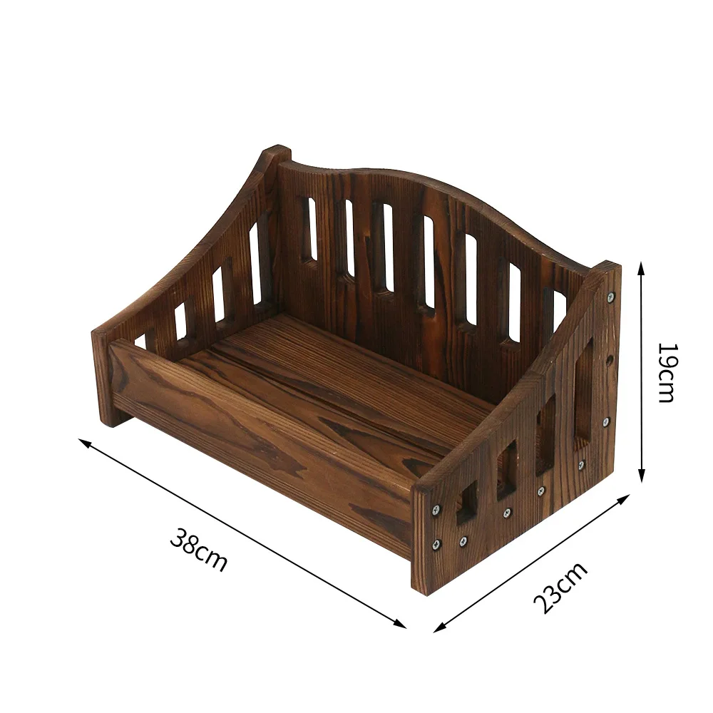 Support photo en bois pour bébé accessoire lit assisté plateau déco
