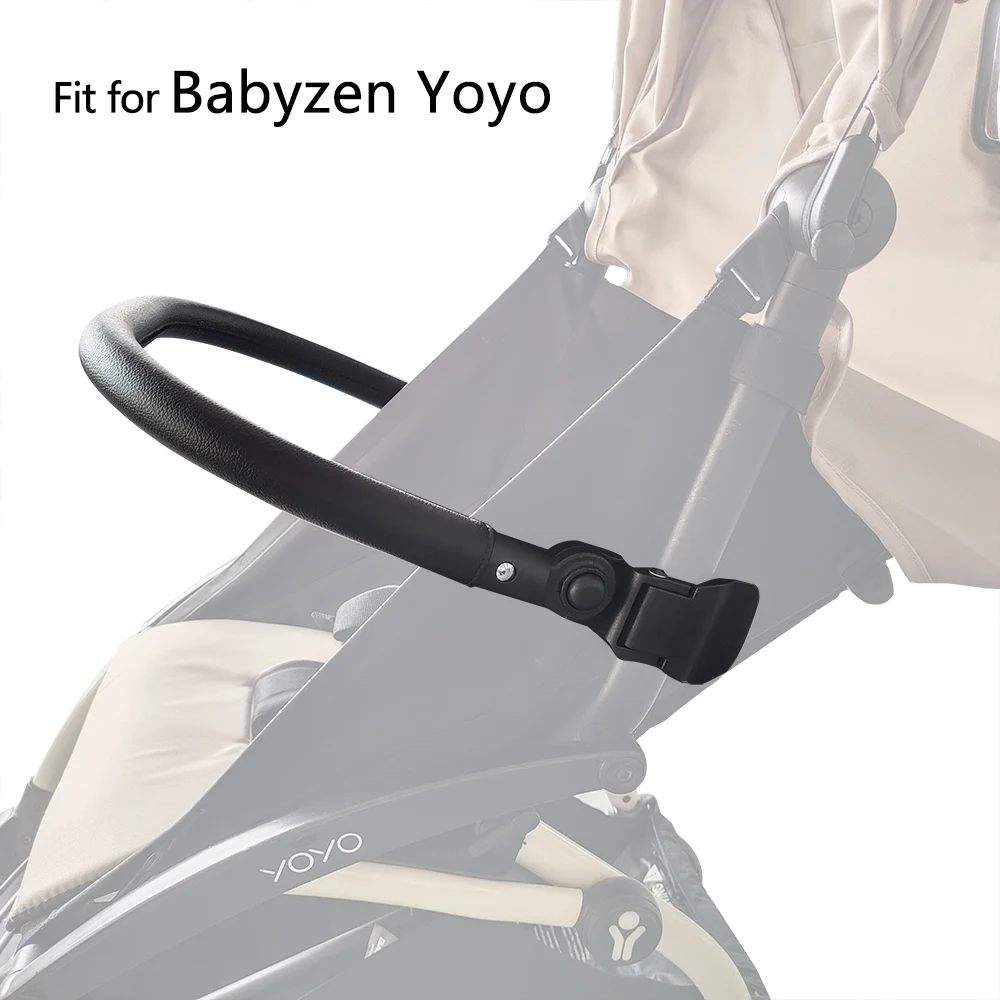 Barre parechocs Babyzen Yoyo accessoire de poussette en cuir PU guidon ergonomique sécurité bébé poussette Bab