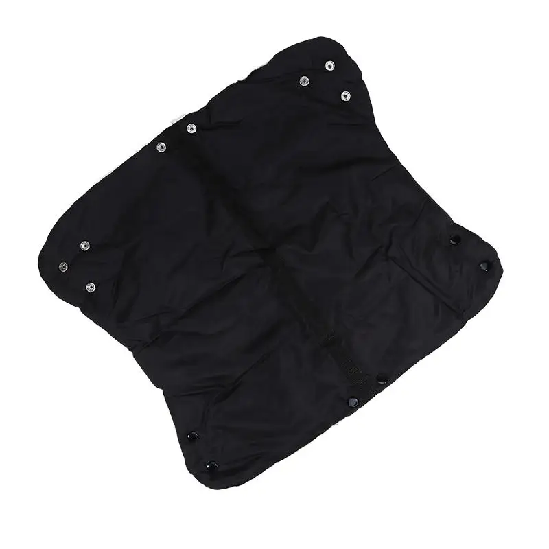 Couverture de protection imperméable pour poussette noir grande taille boutonspression extérieur camping hiver