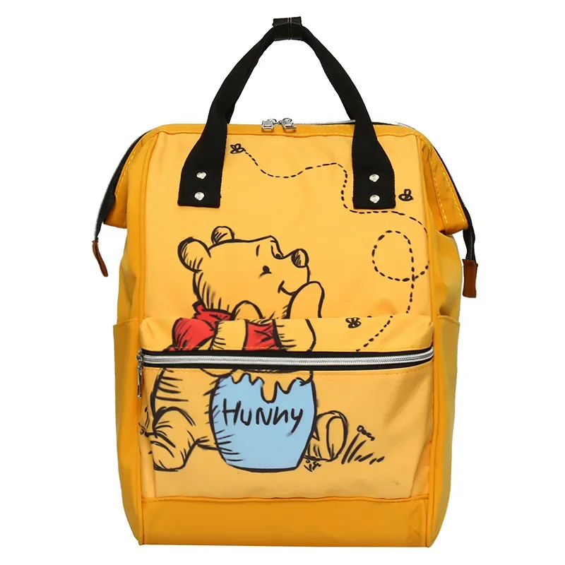 Sac à dos Winnie l'Ourson Disney pour maman et bébé grande capacité style enfantin polyester durable idéal pou